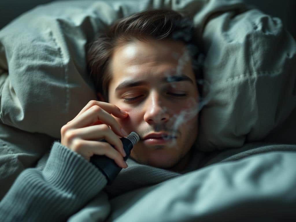 Pourquoi il ne faut pas vapoter avant de dormir ?