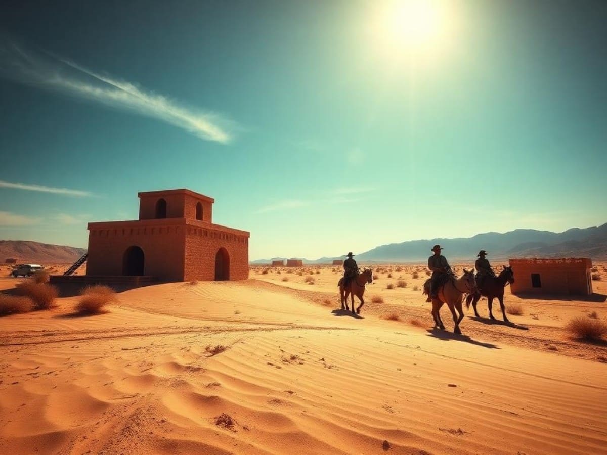 Petite pause historique dans le désert mexicain