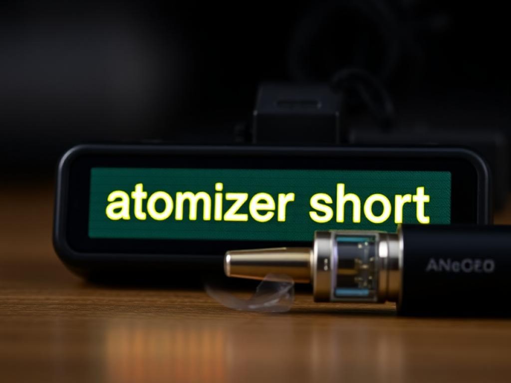 Que signifie l’affichage « atomizer short » sur ma cigarette électronique ?
