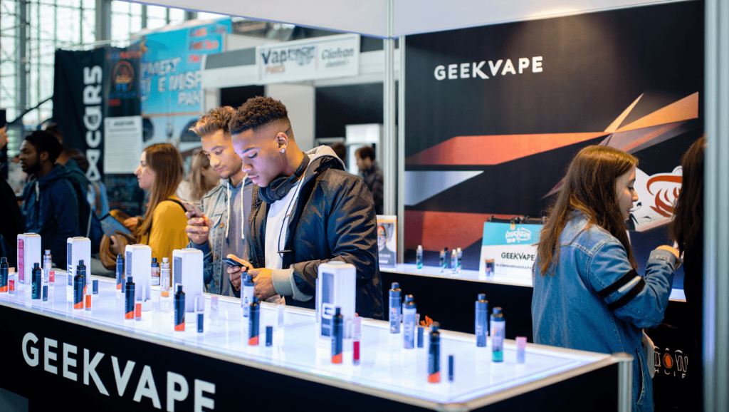 GEEKVAPE dévoile le concept « GEEK STORE » au Vapexpo Paris, présentant une expérience retail futuriste pour ses partenaires