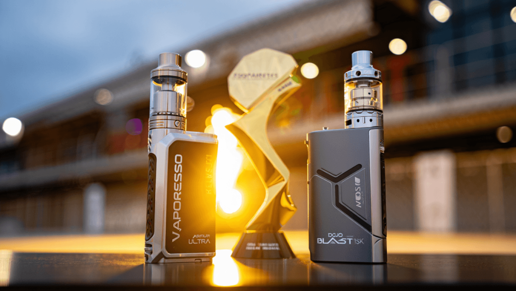VAPORESSO ARMOUR ULTRA et DOJO BLAST 15K remportent les prix majeurs des Vapexpo Awards 2026