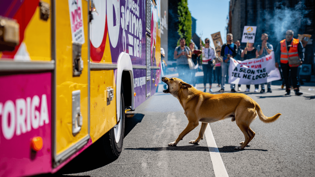 Les chiens aboient, la caravane avance